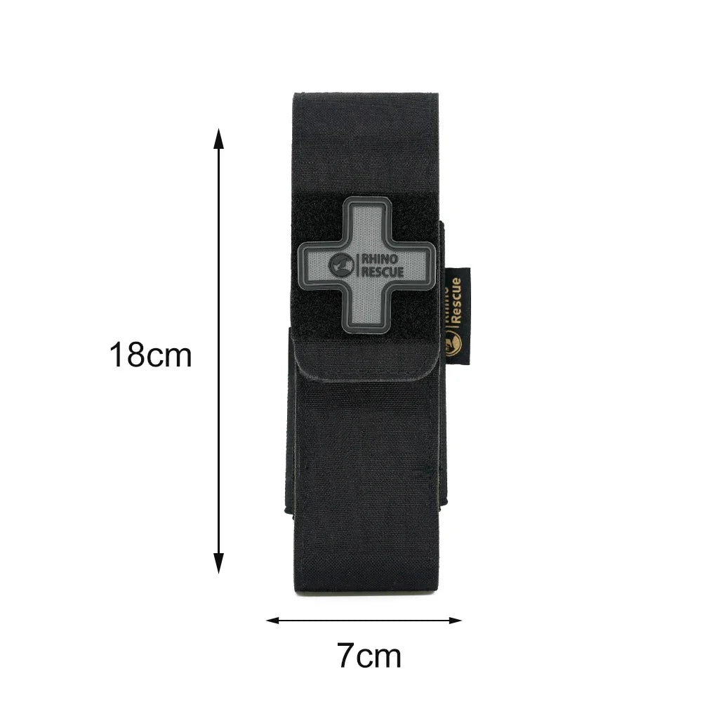 Rhino Rescue IFAK Empty Pouch - MOLLE Tactical Medical Gear Bag for Camping, Hiking & Outdoor Emergencies