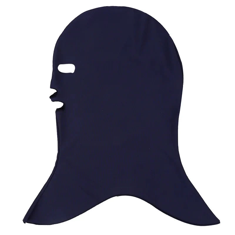 3-Hole Full Face Swim Mask - Unisex Summer Balaclava for Swimming, Surfing & Beach Sun Protection