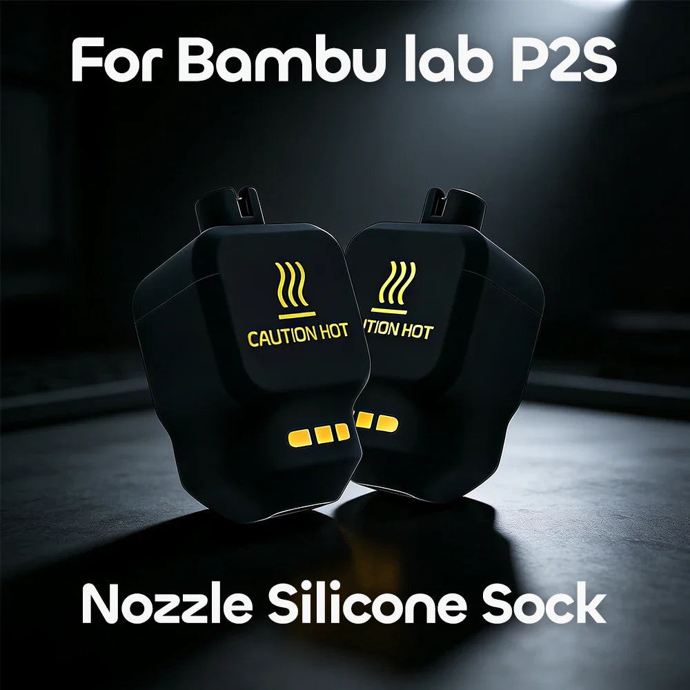 Bambu Lab P2S Nozzle Silicone Sock - Hot End Protective Cover Sleeve Accessory