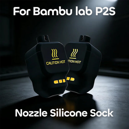 Bambu Lab P2S Nozzle Silicone Sock - Hot End Protective Cover Sleeve Accessory
