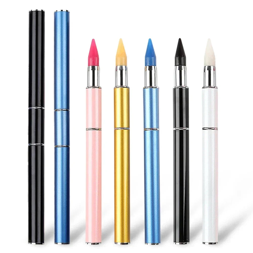 New Diamond Painting Pen Tool – Double-Head Multifunctional Nail Pen, Metal Material, Diamond Painting Accessories