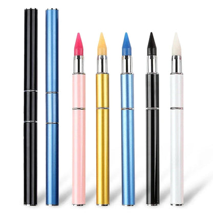 New Diamond Painting Pen Tool – Double-Head Multifunctional Nail Pen, Metal Material, Diamond Painting Accessories