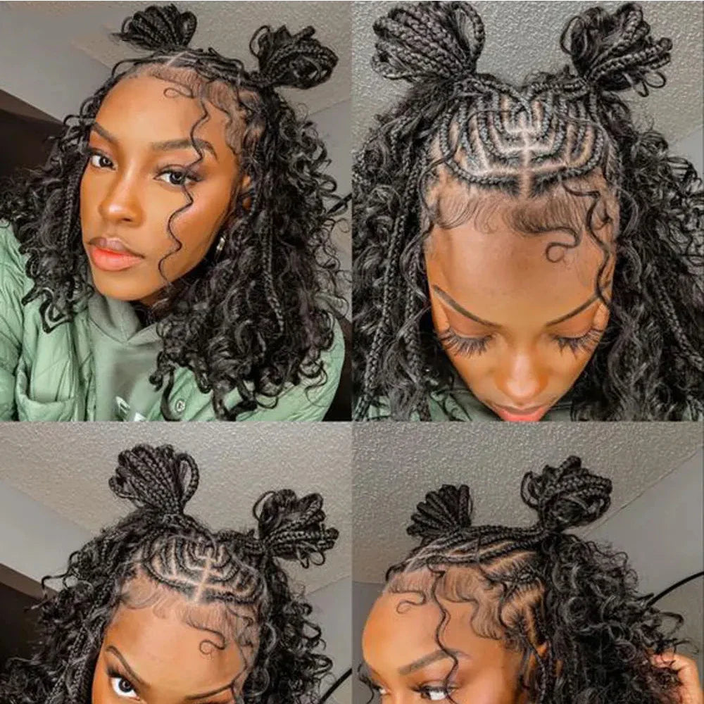 Bulk Braiding Hair - 100% Human Deep Wave Hair, Unprocessed No Weft, Boho Braids, Brazilian Remy Hair Extensions