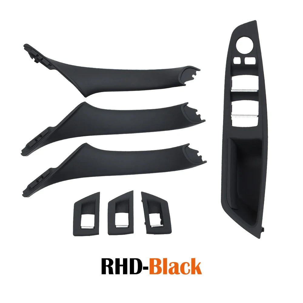 LHD/RHD Car Interior Door Armrest Handle Set | Beige, Black, Brown, Oyster for BMW 5 Series F10 F11 523i-530i