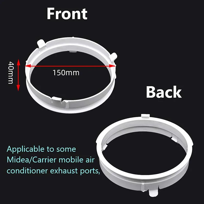 150mm Portable AC Exhaust Hose Connector – Replacement Duct Interface & Window Adapter for Air Conditioner Units
