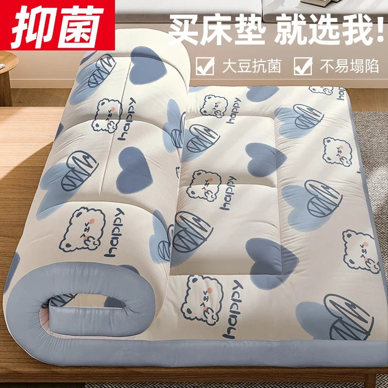 Folding Tourist Sleeping Mattress – Comfortable Floor Bed for Kids, Couples, Students, Nordic Style Apartment Carpet
