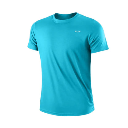 Men's Quick-Dry Sports T-Shirt - Lightweight Moisture-Wicking Short Sleeve Running & Gym Top