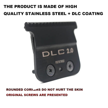 Professional Barber Carbon Steel Knife Head – Replacement DLC Blade for BAB787, 707Z & JUCAI PRO F7878