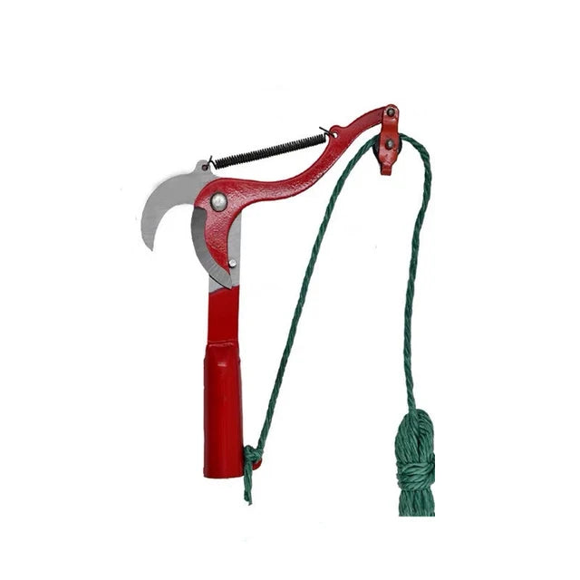 High-Altitude Extendable Lopper & Pruning Saw | Rope-Assisted Tree Branch Cutter for Fruit Trees | Garden Trimmer Tool