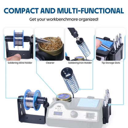 WEP 927-II 2 Helping Hands 60W Electric Soldering Iron Station with Digital Display and Adjustable Temperature Tool