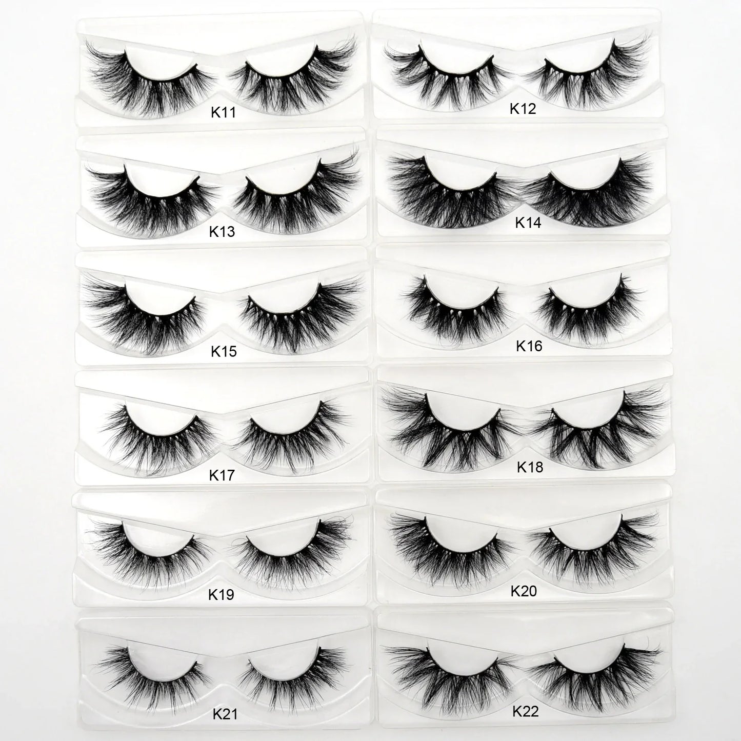 Visofree 3D Mink Eyelashes – 30/40/100 Pairs Handmade Full Strip Lashes with Tray, Cruelty-Free False Lashes for Makeup