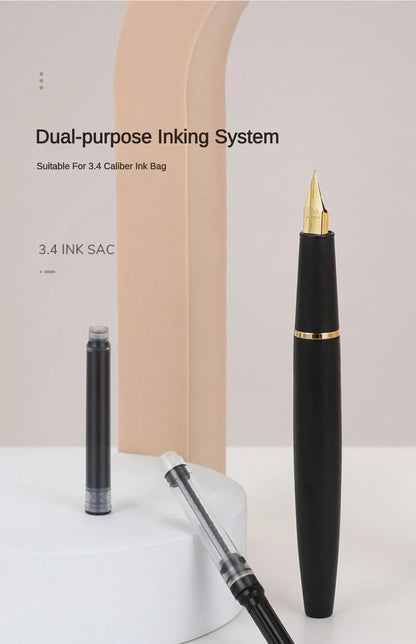 Jinhao 80 Fountain Pen — EF 0.30mm Nib, All-Color Ink Pen for Business, Office, and School Stationery Supplies