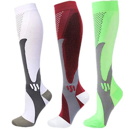 3 Pairs Compression Socks 30 mmHg — S-XXL Medical Socks for Edema, Diabetes & Varicose Veins