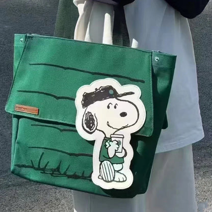 New Snoopy Tote Bag | Large Capacity Casual Shoulder Bag for Girls, Travel & Everyday Use