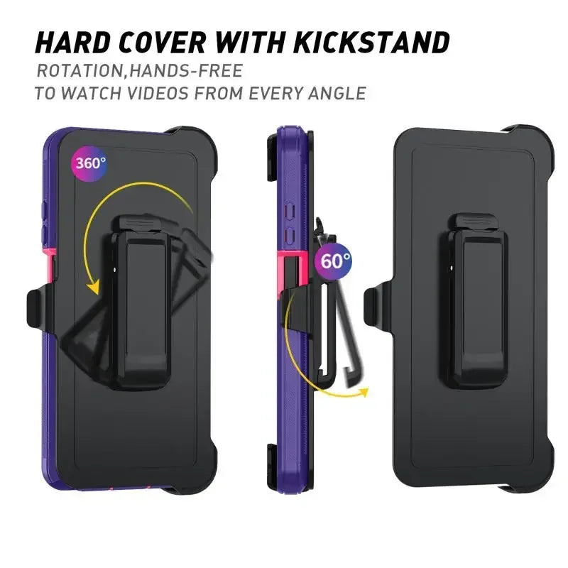 Ott Defender Series Case for Moto G – Anti-Drop Cover with Box & Clip for Stylus, Power, Play 4/5G (2023-2025), G04/24/13/23, E13/20/30/40