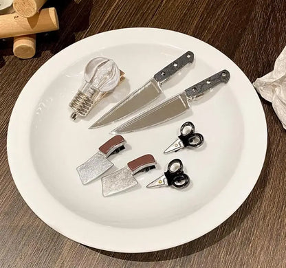 Weird Knife Hair Clips for Women - Creative Funny Hairpins, Punk Barrette Hairpins Headwear for Girls, Y2K Accessories