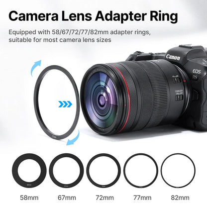 Ulanzi RT02 Portable Mini Teleprompter – Collapsible Prompter for Tablets, DSLR, Laptop & Phone Video Recording