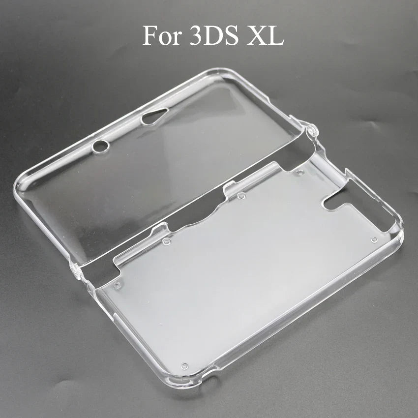 YuXi Clear Plastic Protective Case for NDSL, NDSi, New 3DS XL & GBA SP – Hard Shell Crystal Cover