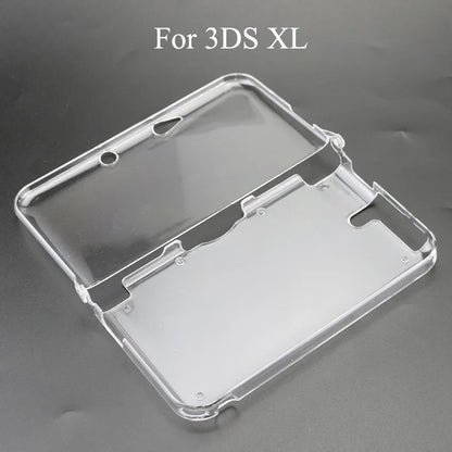 YuXi Clear Plastic Protective Case for NDSL, NDSi, New 3DS XL & GBA SP – Hard Shell Crystal Cover