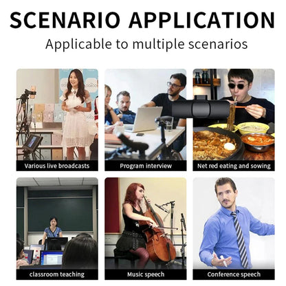 Wireless Lavalier Microphone – Portable Mini Audio & Video Recording Mic for iPhone, Android, PC & Cameras