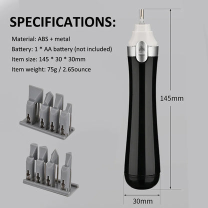 MS-148 Mini Electric Reciprocating Sander – Precision Grinding Pen & Polishing Drill Tool for DIY Model Craft