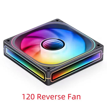JONSBO ZB-120/240/360 ARGB Computer Case Fan — 12cm 5V 120mm PWM Water-Cooled Fan Kit with Forward/Reverse Rotation