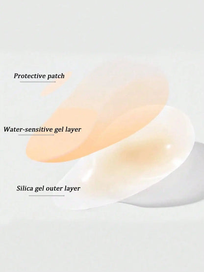 Invisible Self-Adhesive Nipple Covers - Washable Anti-Friction Breast Covers for Swimwear, Beach & Everyday Wear