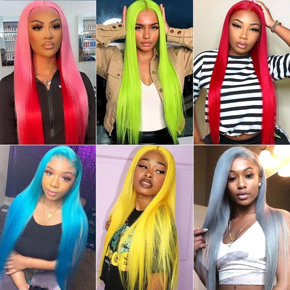 13x6 HD Transparent 613 Blonde Lace Front Wig – Brazilian Bone Straight Bob Human Hair Wig