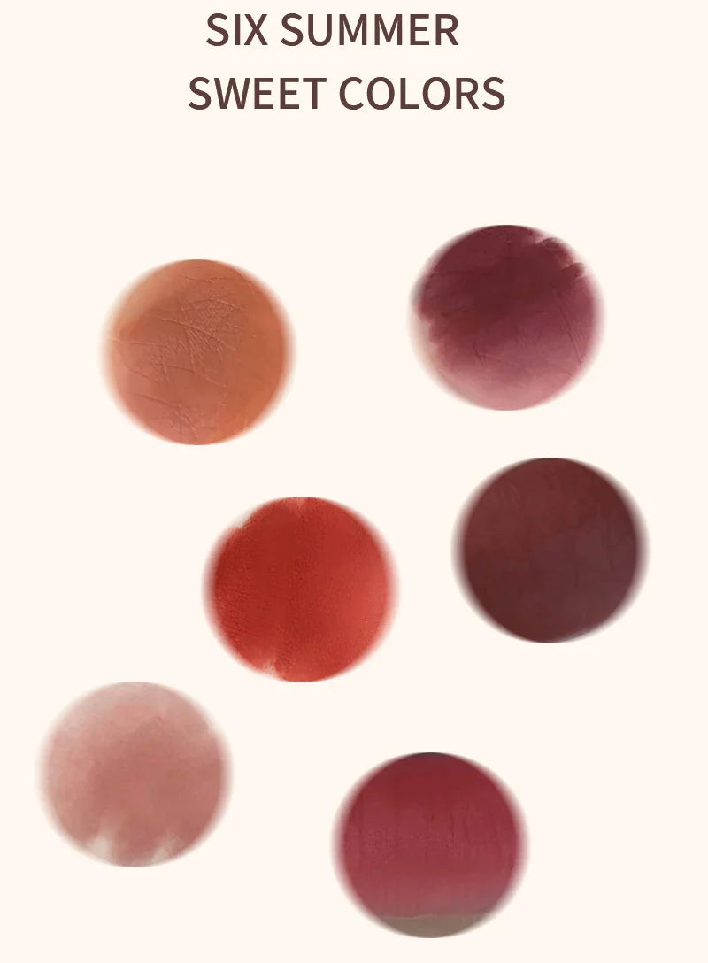 TX010 Thin Tube Matte Lipstick – Waterproof, Sweatproof, Long-Lasting Lip & Cheek Makeup