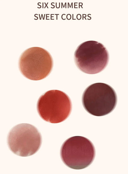 TX010 Thin Tube Matte Lipstick – Waterproof, Sweatproof, Long-Lasting Lip & Cheek Makeup