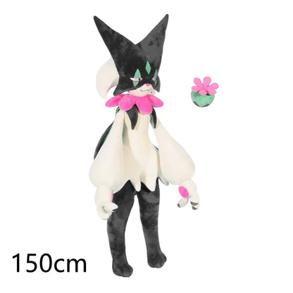 170cm Meowscarada Plush Doll — Pokemon Crystal Velvet Throw Pillow, Room Decor Anime Plush, Birthday & Christmas Gift
