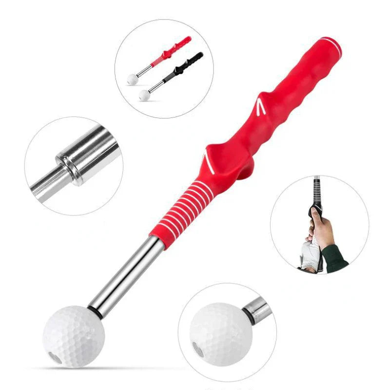 PGM Golf Retractable Swing Practice Stick – Indoor Golf Sound Assistant for Practitioners, Model HGB022