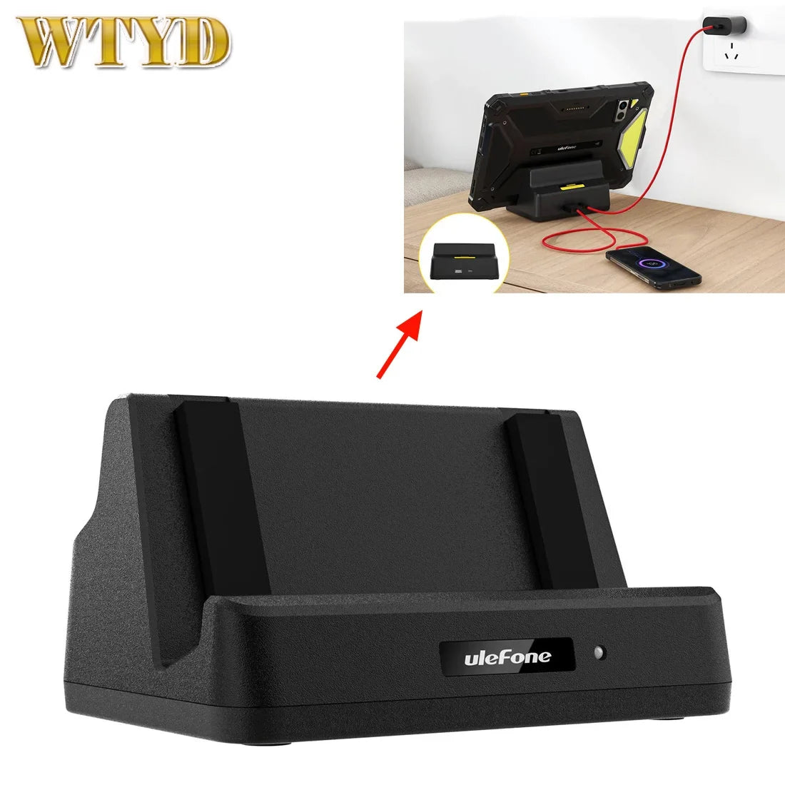 Ulefone Armor Pad 4 Series 10W Charging Dock - Desktop Mobile Phone Charger