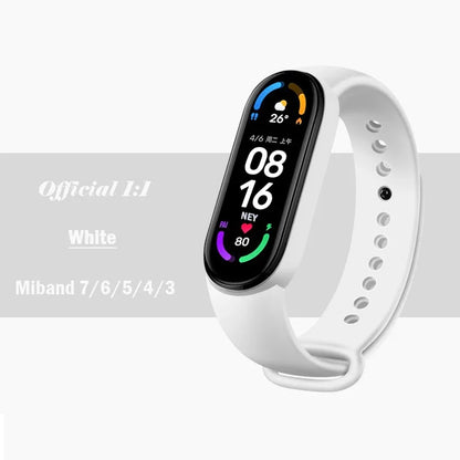 Silicone Strap for Xiaomi Mi Band 3-7 NFC – Sport Replacement Wristband Bracelet