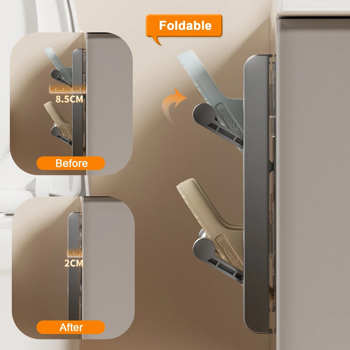 Wall-Mounted Shoe Rack — Simple Bathroom Slipper & Shoe Holder, Drain Storage & Drying Organizer Hanger