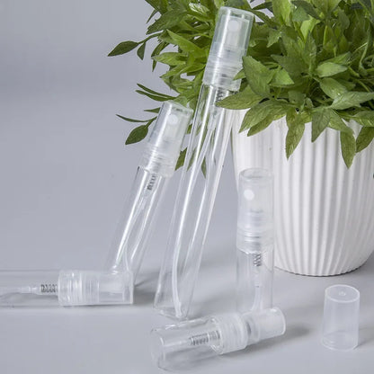 8/16PCS Portable Glass Perfume Bottles — Refillable Spray Atomizer Travel Bottles for Women