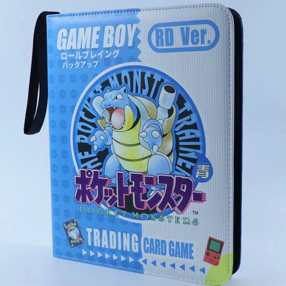 New Pokémon Pikachu Battle Card Binder — Zippered Card Holder for VMAX Game Card Collection, Anime Toys & Gifts
