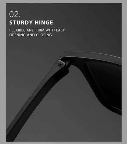 2024 New Men’s Business Polarized Square Frame Sunglasses – Fashion Outdoor Fishing & Driving Eyewear