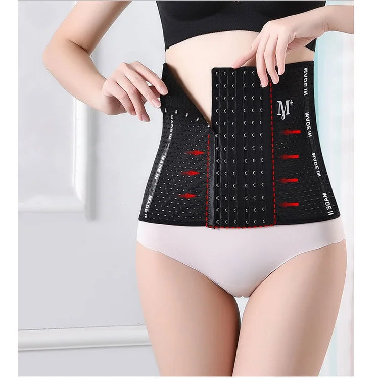 Women’s Waist Trainer Corset – Slimming Body Shaper Faja Belt for Tummy Control
