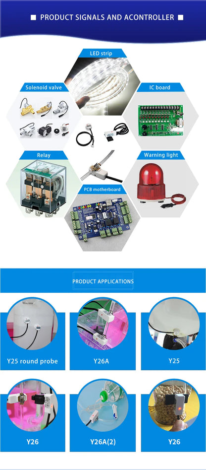 XKC-Y25 Capacitive Liquid Level Sensor – Fast Shipping Non-Contact Water Detection Sensor