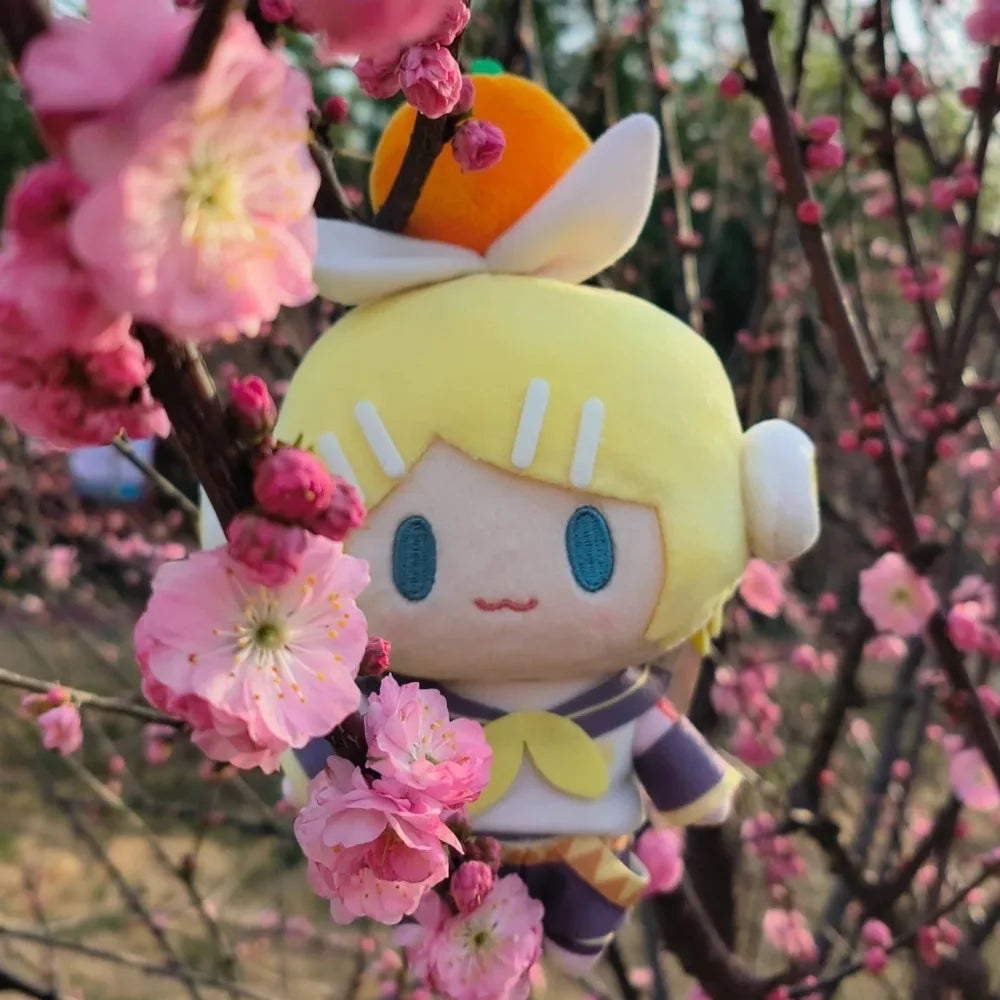 15cm Hatsune Miku Plush Toy – Kawaii Kagamine Len & Rin Stuffed Doll Collection, Perfect Kid Gift Ornament