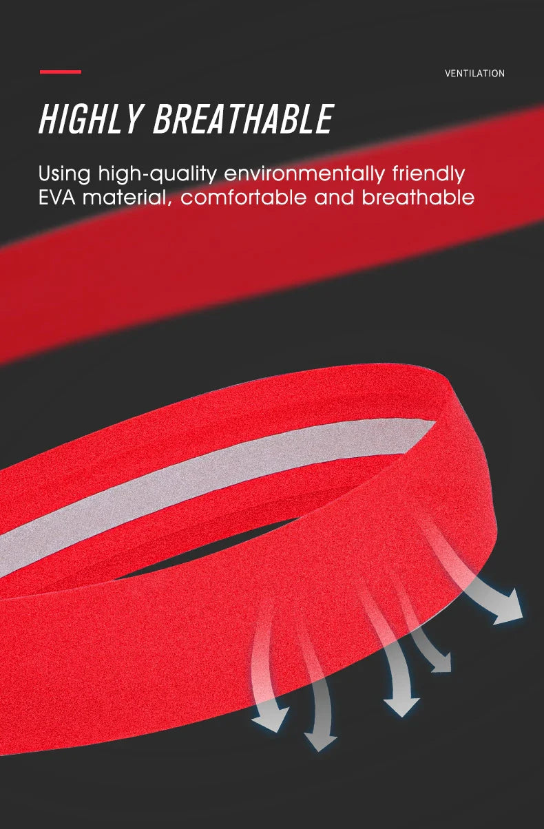 WEST BIKING EVA High Tenacity Handlebar Tape — Shock Absorbing Adhesive Bar Tape with Holes for Road Bikes