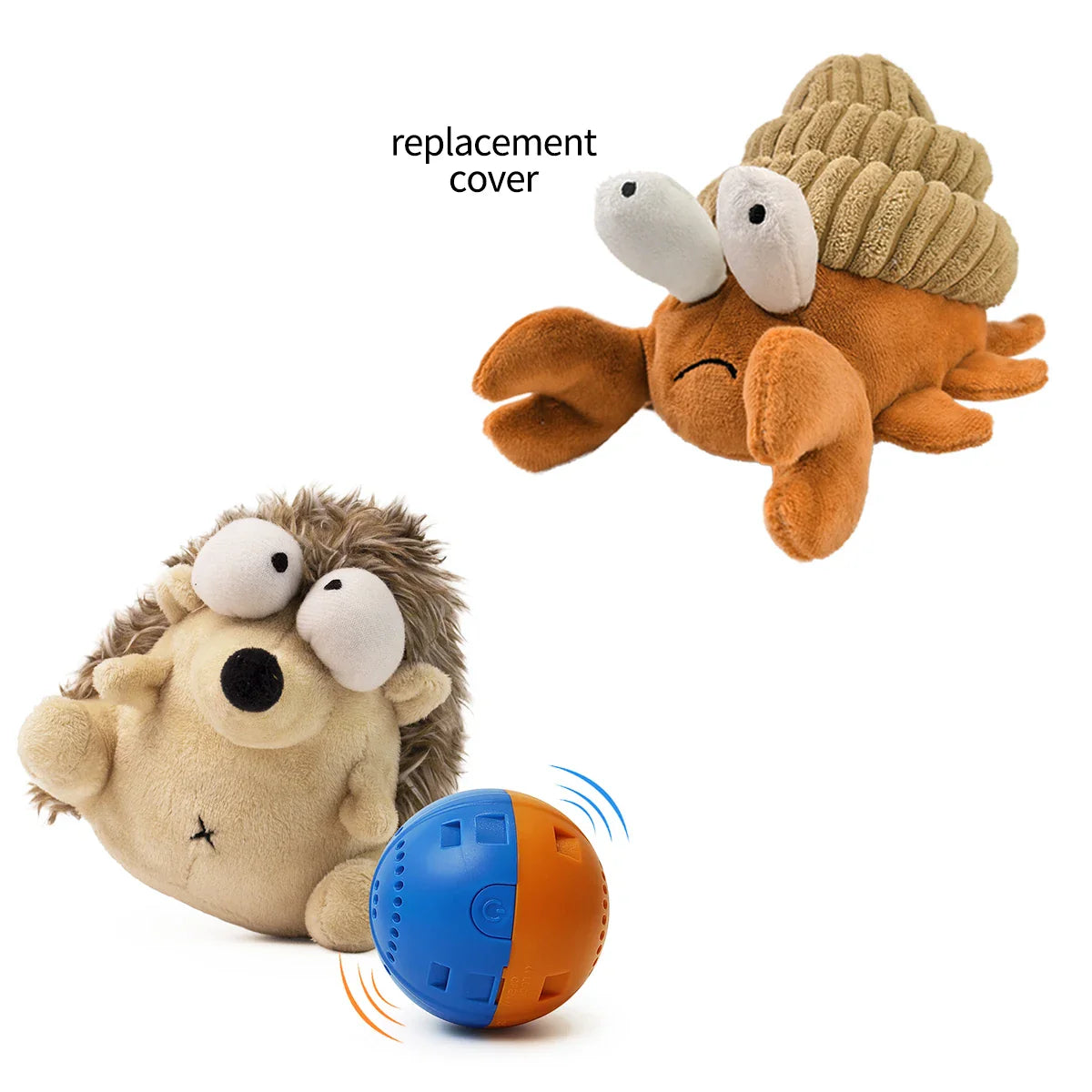 Interactive Plush Dog Toy – Dancing, Chew & Fetch Ball for Small Puppies