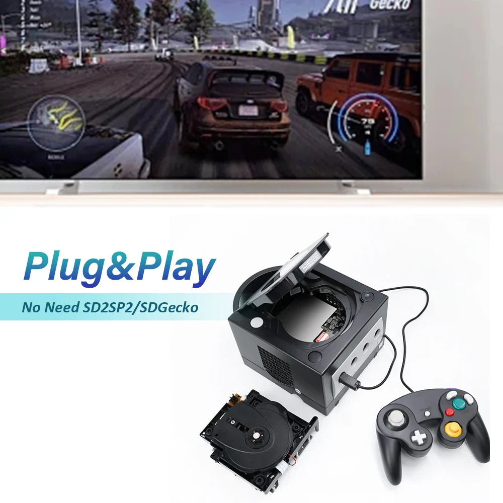RetroScaler CUBEODE V1.2 Optical Drive Emulator – GameCube GC Loader Swiss SD2SP2 Replacement for All NGC Versions
