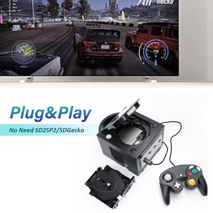 RetroScaler CUBEODE V1.2 Optical Drive Emulator – GameCube GC Loader Swiss SD2SP2 Replacement for All NGC Versions