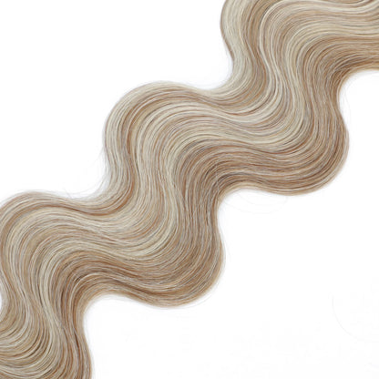 Colorful Body Wave Hair Bundles 613 Piano Blonde – Ombre Synthetic Hair Extensions, Thick Ponytail & Loose Deep Weaving