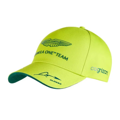 F1 Aston Martin Team Baseball Cap – Men’s & Women’s Adjustable Sports Hat Set