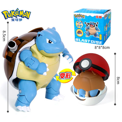 Pokemon Action Figures Set – Pikachu, Gengar, Dragonite, Snorlax & Pokeball Toys