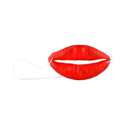 Red Lips Big Mouth Latex Mask – Funny Halloween, Horror & Party Trick Props for Wedding & Jokes