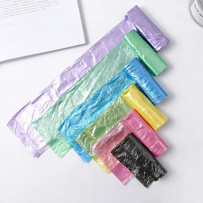 5 Rolls Household Disposable Trash Bags – Small Kitchen Garbage Pouch Bags for Cleaning, Storage & Waste Disposal